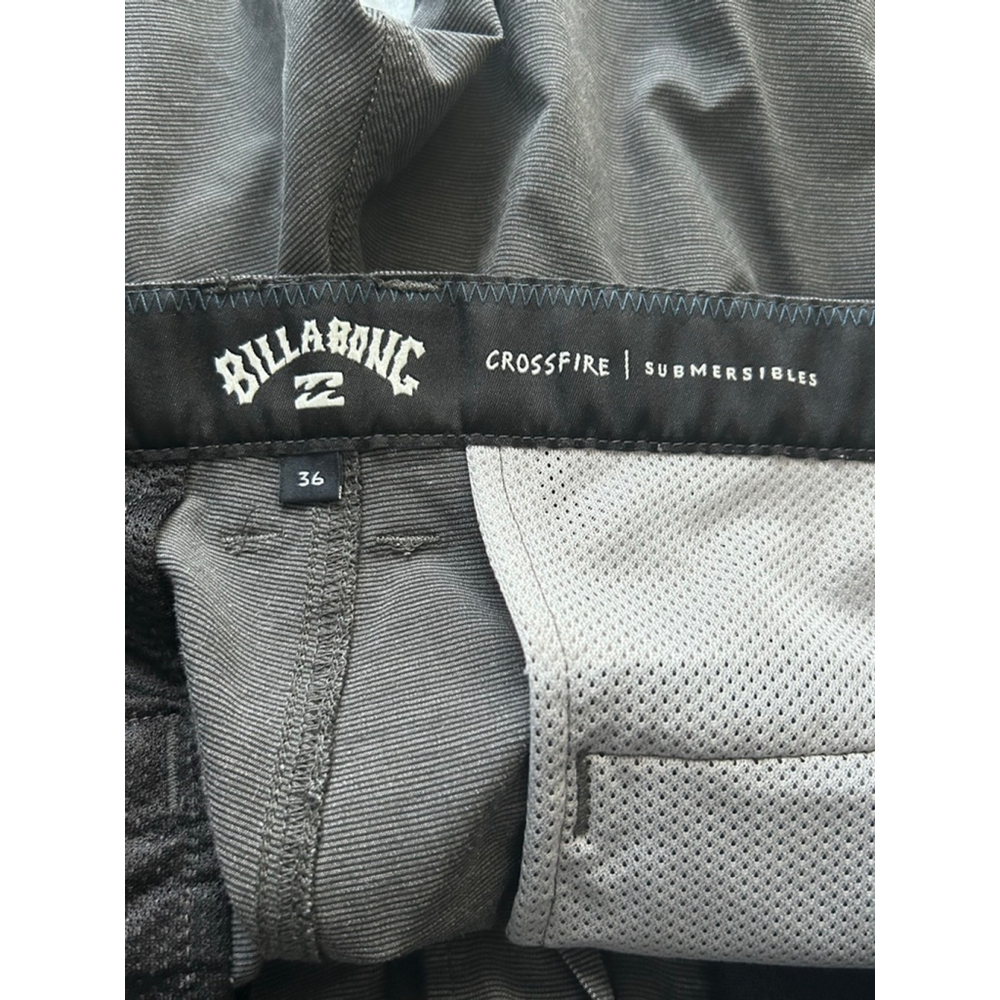 Billabong Crossfire Submersibles Hybrid Shorts Mens 36 Gray Stretch - Picture 8 of 10